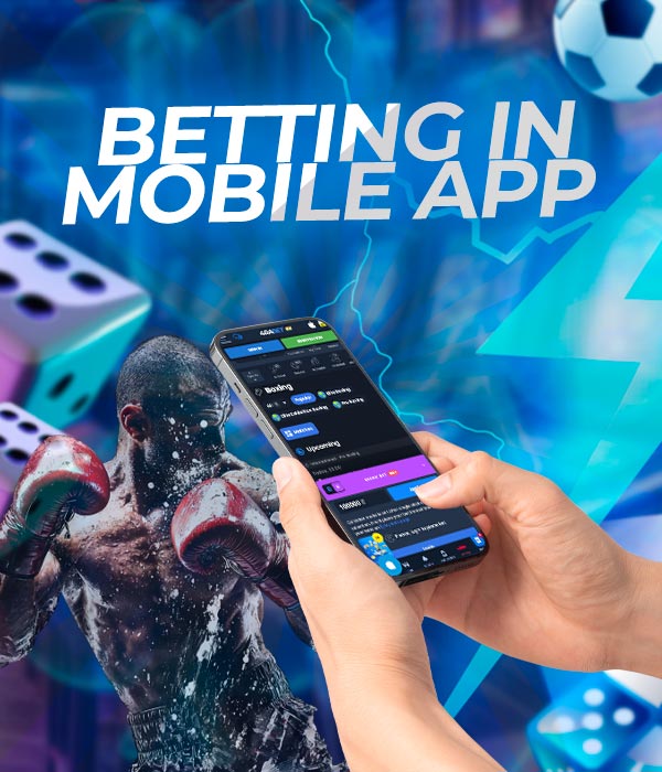 Boxing betting in mobile app