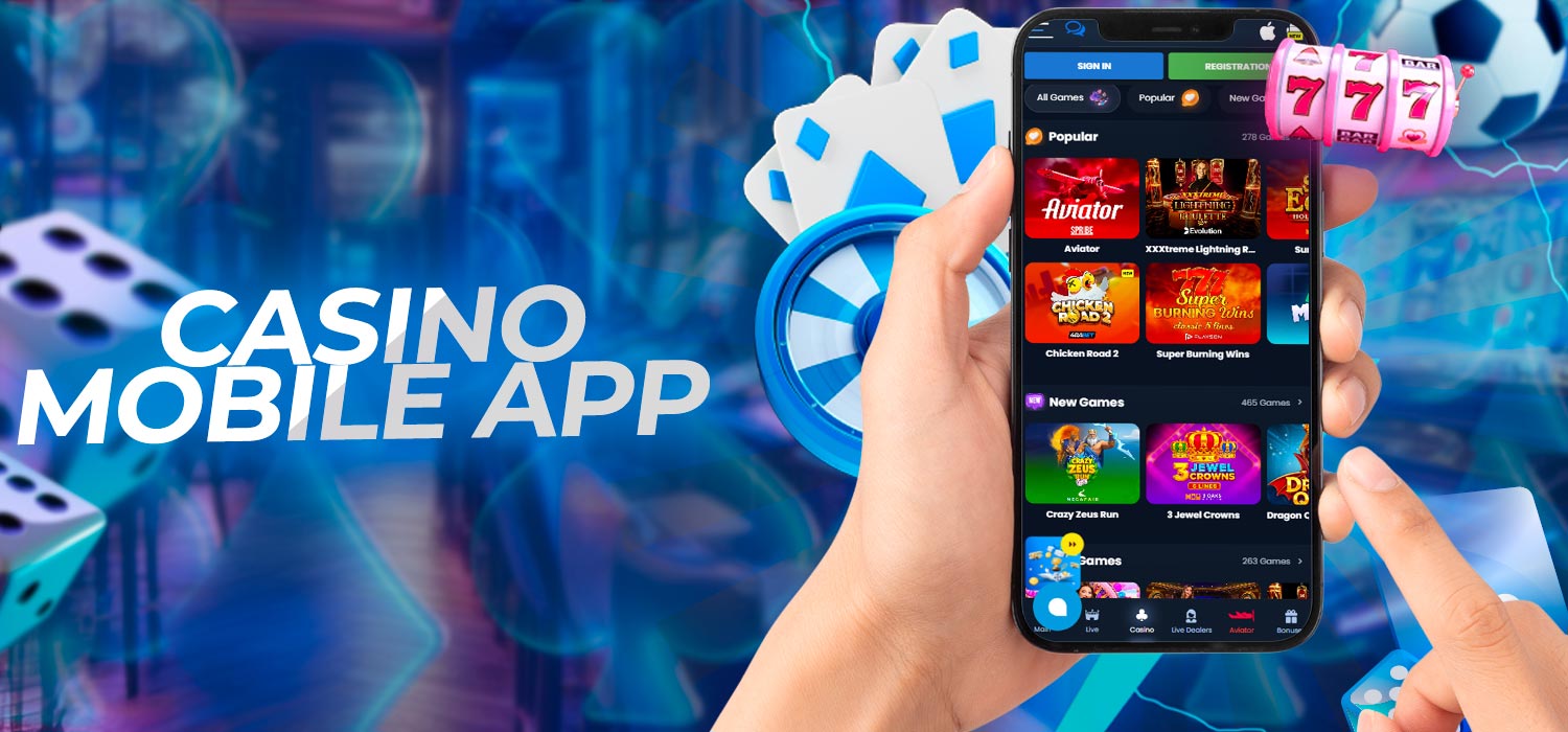 Mobile app online casino games