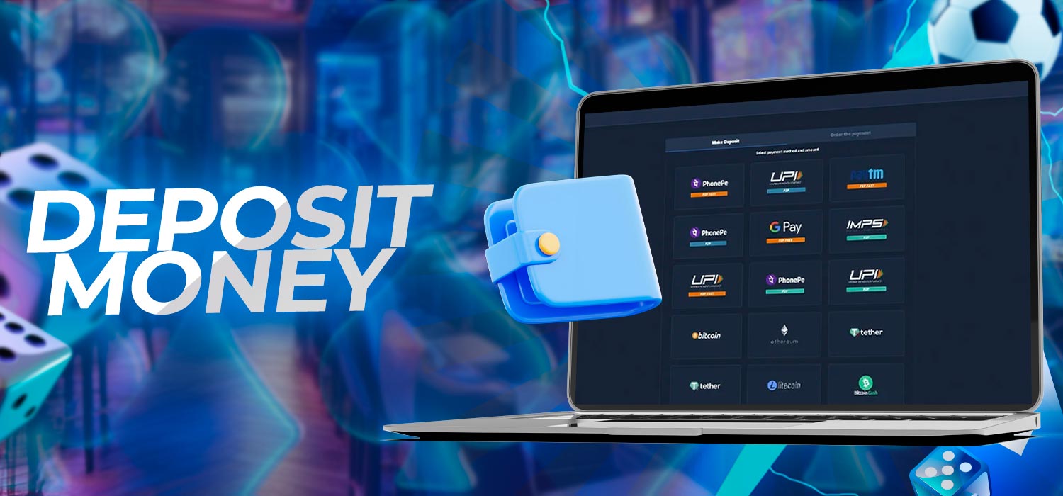 Fund your gaming account
