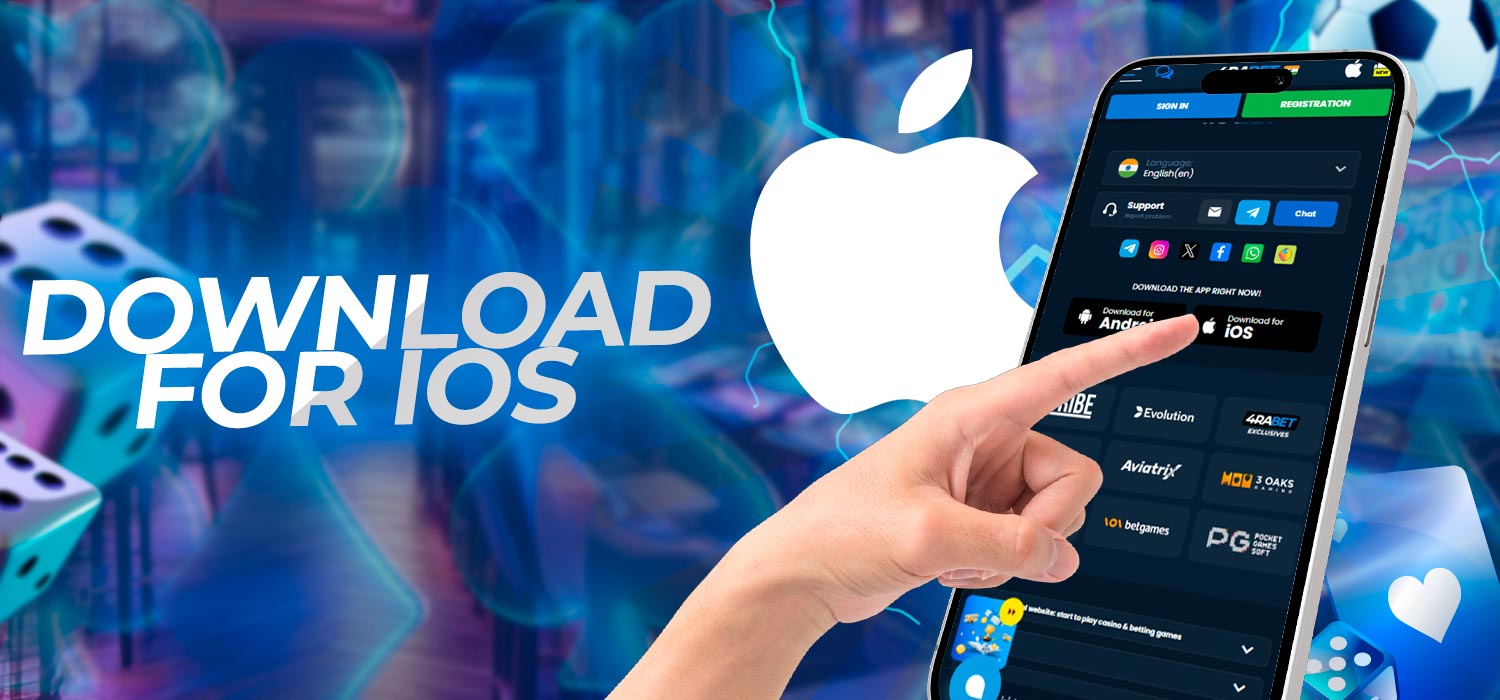 Download the app for IOS