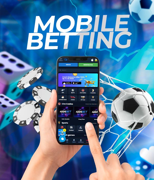 Betting in mobile application