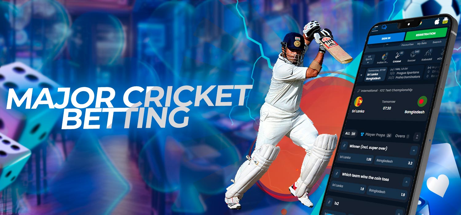 Main cricket betting odds