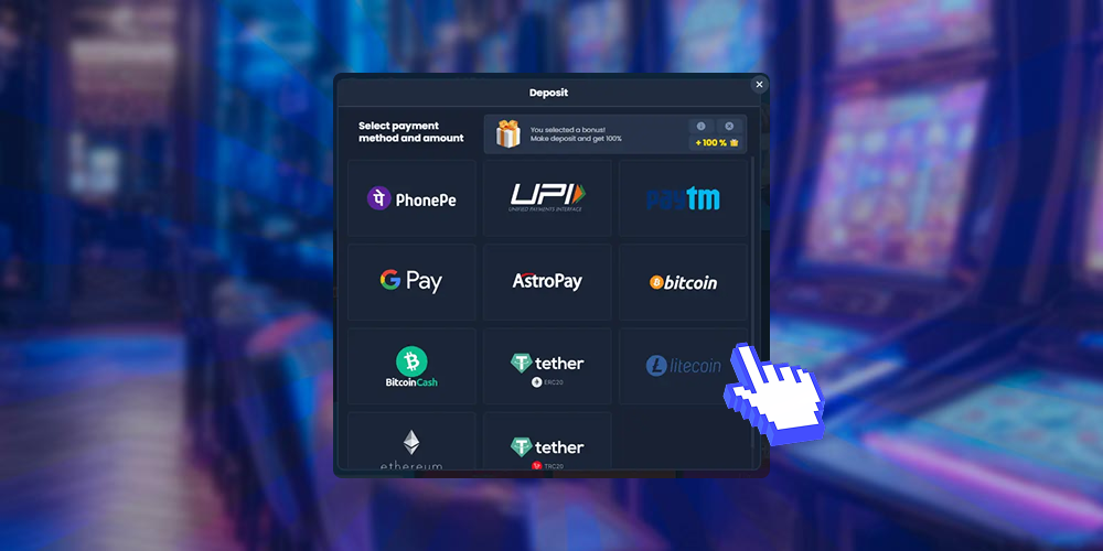 Make your first deposit