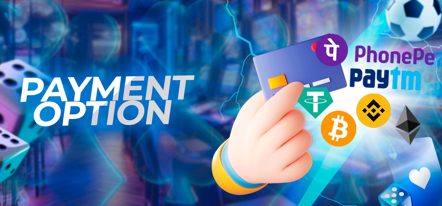 Casino payment option