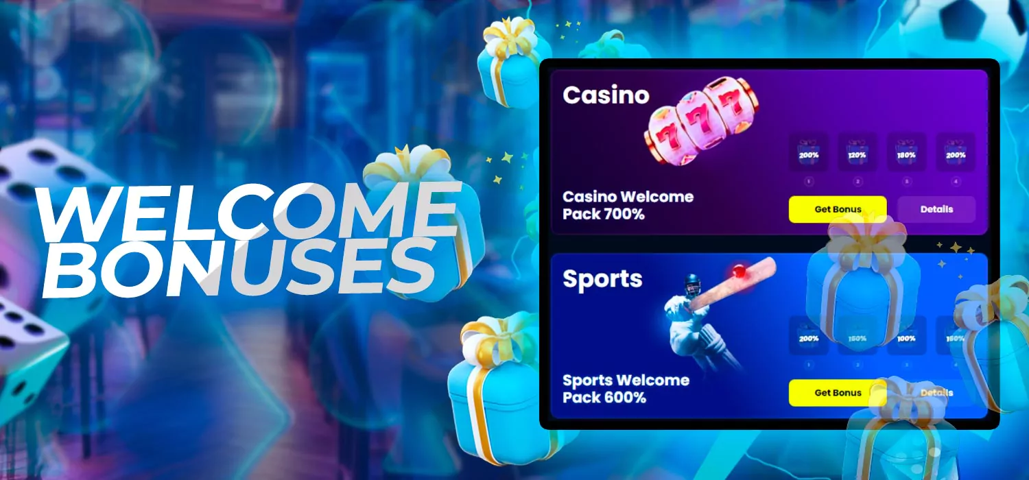 Welcome Bonuses for players